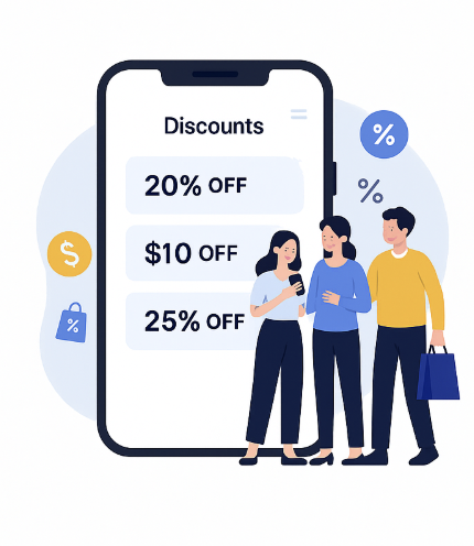 Discounts Illustration